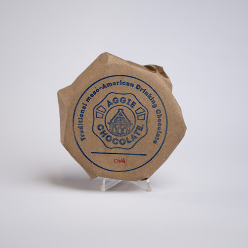 The front view of the Meso-American Drinking Chocolate disks