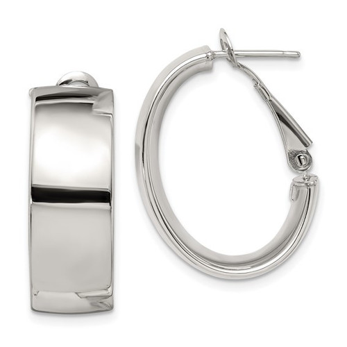 10mm wide Wedding Band Hoops