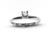 1/5 Carat White Gold Diamond Solitaire Engagement Ring