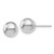 8mm 14k White Gold Ball Earrings