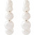 9-Pearl White Pearl Hoops