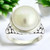Pebble Design Pearl Ring