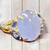 14k Gold Vintage Lavender Jade Ring