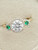 14k Gold Diamond & Emerald Engagement Ring