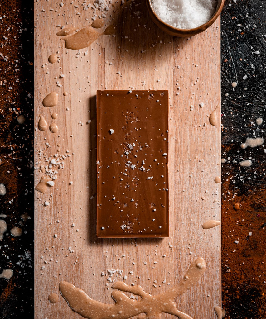 Caramel Milk Chocolate & Sea Salt Bar
