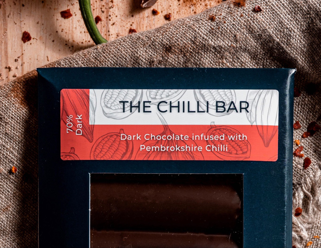 70% Dark Chocolate HOT  Pembrokeshire Chilli
