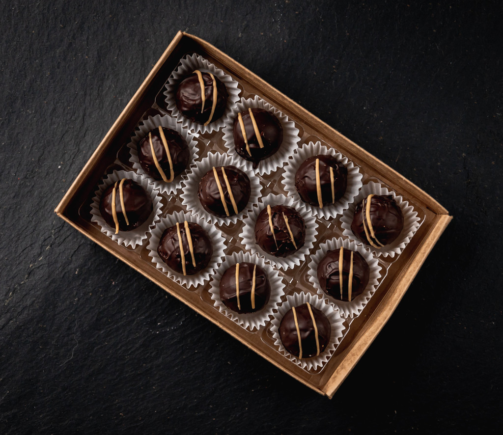 Dark Chocolate Salted caramels.