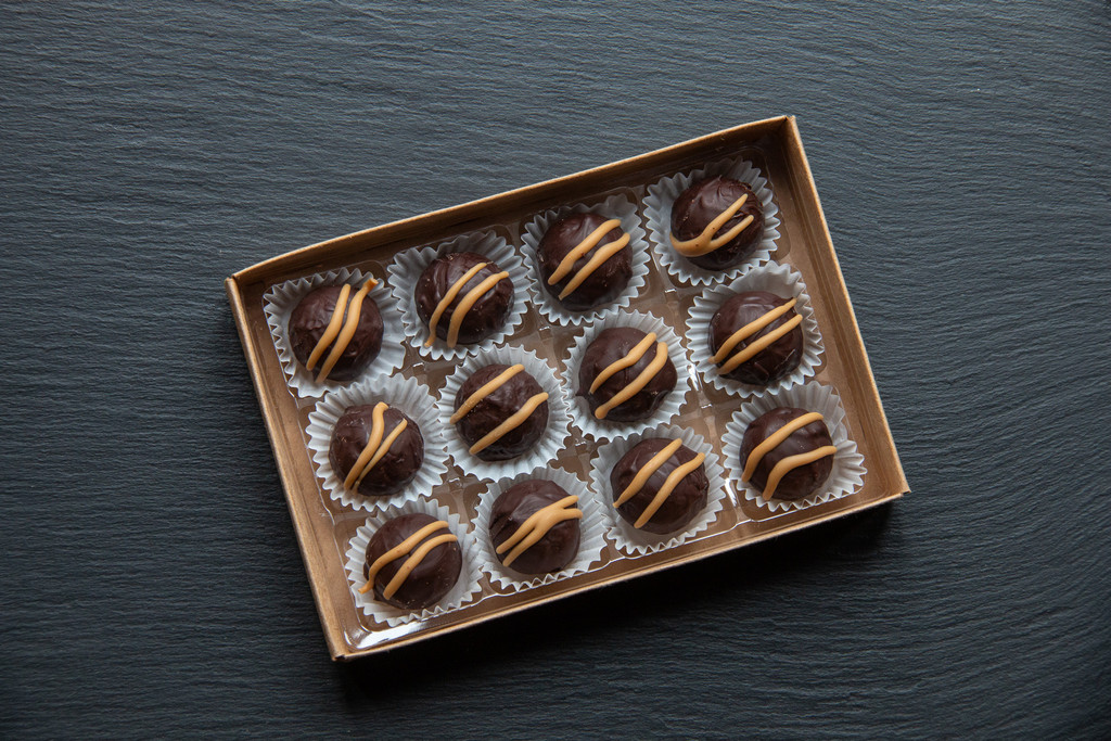 Dark Chocolate Salted caramels.