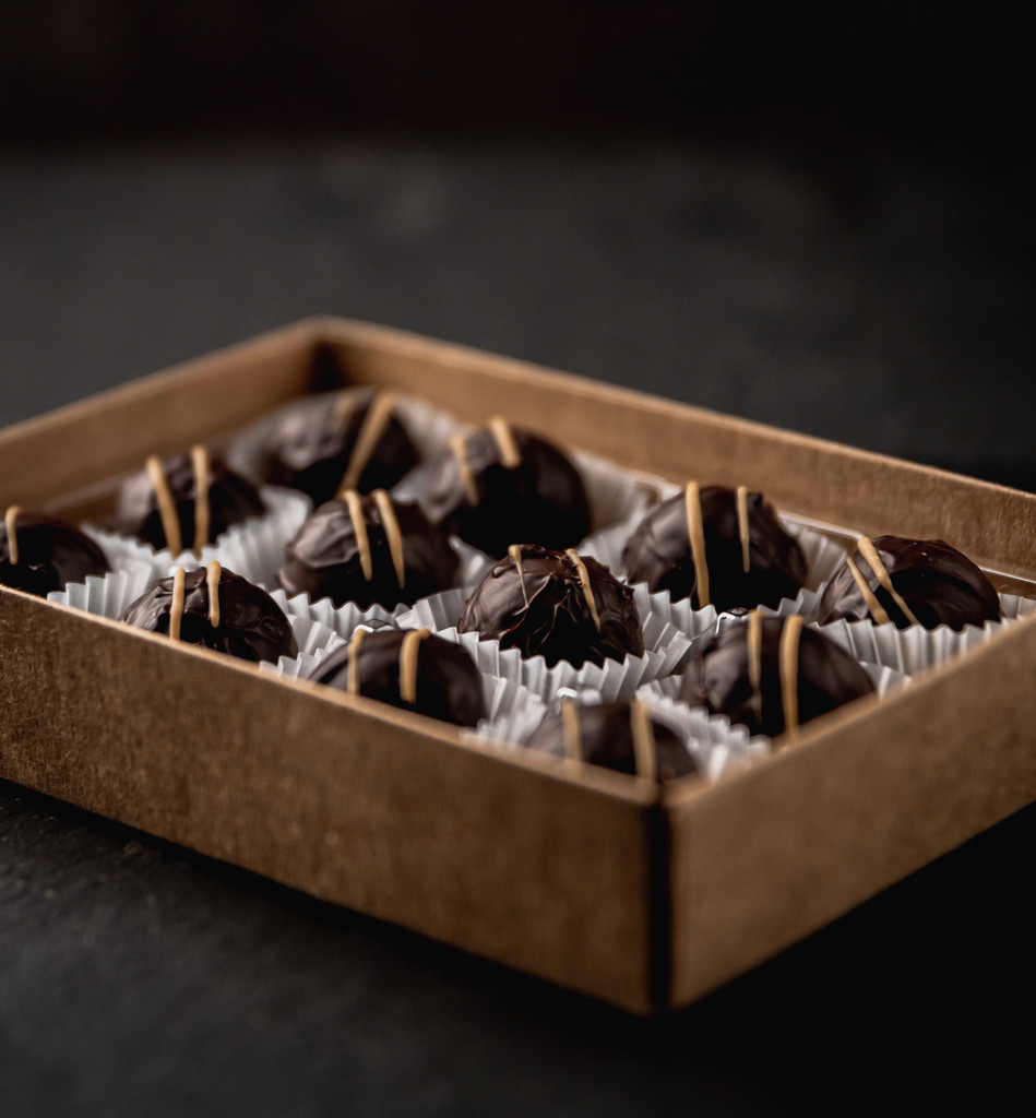 Dark Chocolate Salted caramels.