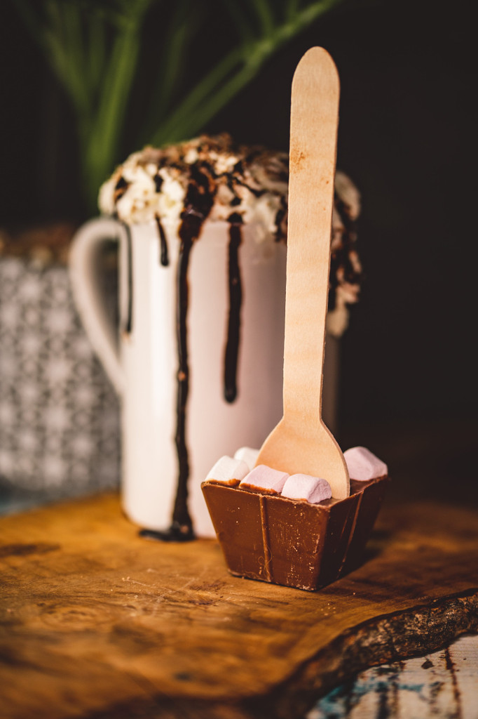 Milk Marshmallow Hot Chocolate Stirrer