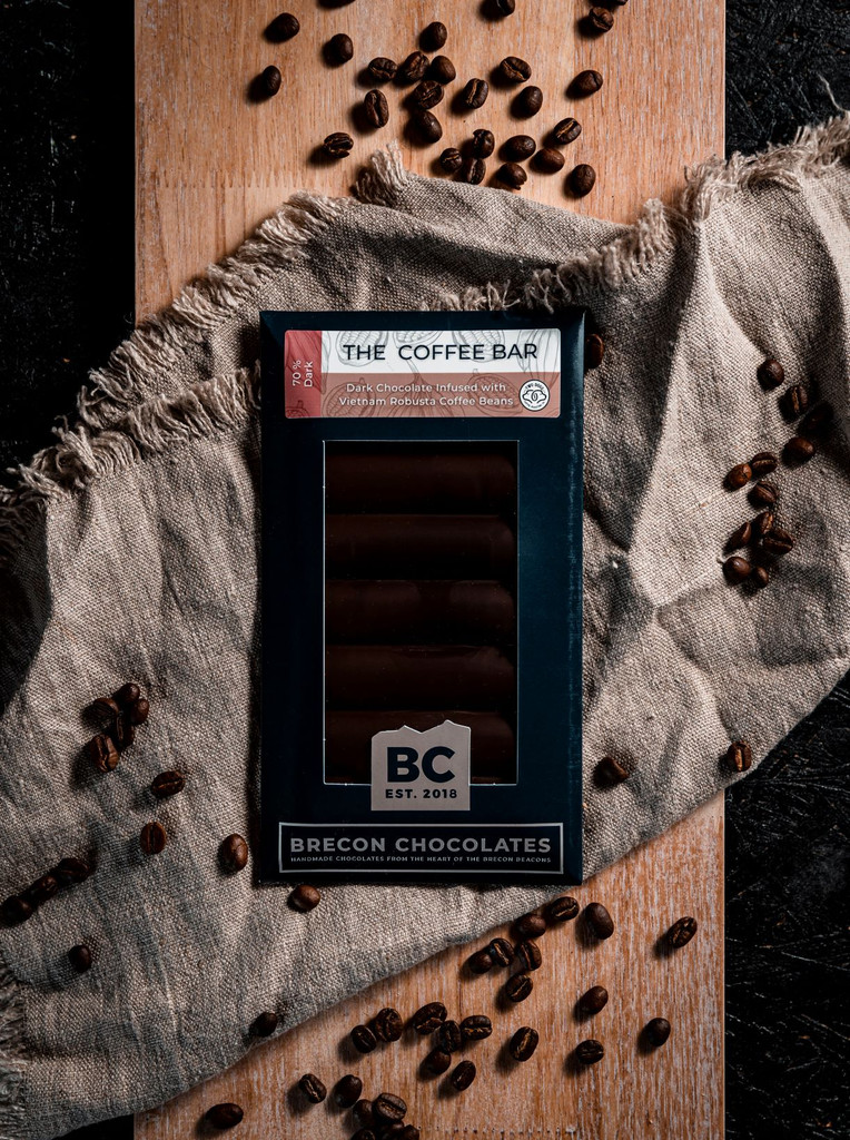 70% Dark Coffee Infused Bar.