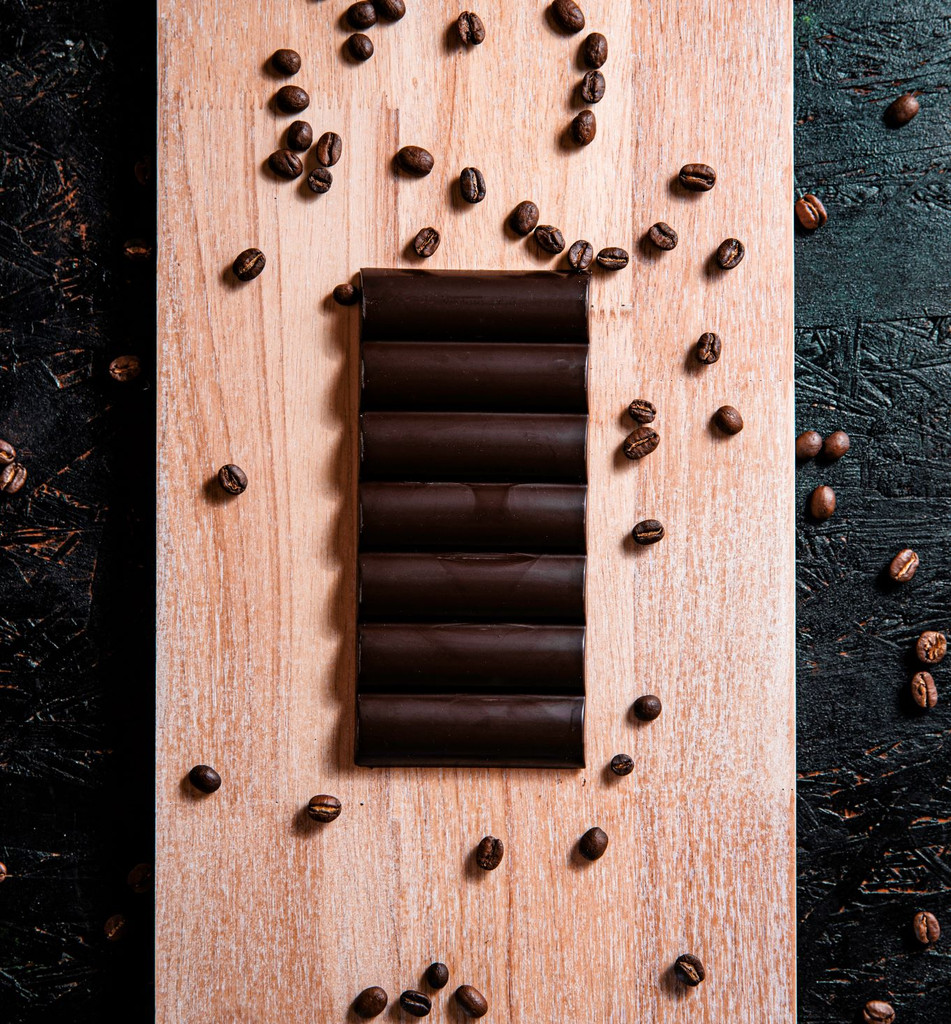 70% Dark Coffee Infused Bar.