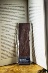 Solid Dark Chocolate BOOKMARK.