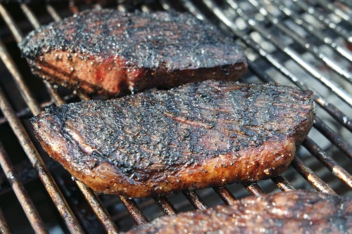 Hardcore Carnivore - Black Seasoning, grilled steaks with a dark, spicy seasoning crust.