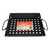 PK Grills The PK Heavy Duty Charcoal Basket, black metal grilling accessory with perforated surface and handles for charcoal management.