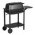 PK Grills PK300 QR Landing Page, black portable outdoor grill with cart, side shelf, and wheels for easy mobility.