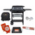 PK Grills PK300AF Start Cookin' Bundle - Coal, a complete outdoor charcoal grill set with accessories including a cover, thermometer, ash catcher, charcoal basket, and fire paper for grilling.