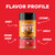 PK Grills F&S Morning Buzz, a spicy hot honey rub spice jar with a yellow and red label indicating flavor profile and ingredients