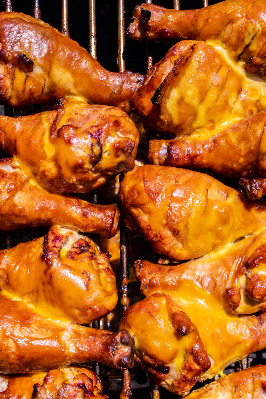 Honey Mustard Chicken Drumsticks - PK Grills