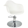 Erica Styling Chair White - Hydraulic