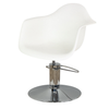 Erica Styling Chair White - Hydraulic