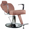 Titan Reclining Brow & Styling Chair - Dusty Pink