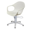 Zelda White Styling Chair - Hydraulic