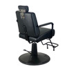 Cyrus BLACK Upholstery Reclining Salon Chair