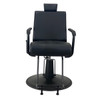Cyrus BLACK Upholstery Reclining Salon Chair