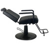 Cyrus BLACK Upholstery Reclining Salon Chair