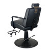 Cyrus BLACK Upholstery Reclining Salon Chair