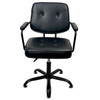 Bianca Black Styling Chair - Gas lift