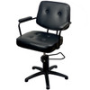 Bianca Black Styling Chair - Hydraulic