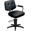 Bianca Black Styling Chair - Hydraulic