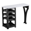 Muse Manicure Table - White/Black