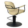 Chelsea Sand Upholstery - Black Frame Styling Chair - Hydraulic