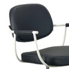 Chelsea Black Upholstery - White Frame Styling Chair - Hydraulic