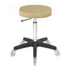 Turbo Stool Sand - Black Base - Clear Castor Wheels