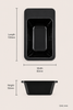 Small Interlock Black Tint Bowl