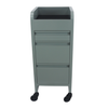 Fusion Sea Foam 4 Drawer Hairdressing Beauty Trolley - Black - Click'n Clean Castor Wheels
