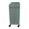 Fusion Sea Foam 4 Drawer Hairdressing Beauty Trolley - Black - Click'n Clean Castor Wheels