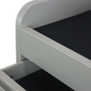 Fusion Oyster 4 Drawer Hairdressing Beauty Trolley - Black - Click'n Clean Castor Wheels