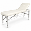 Lightweight Aluminium Portable Bed - White