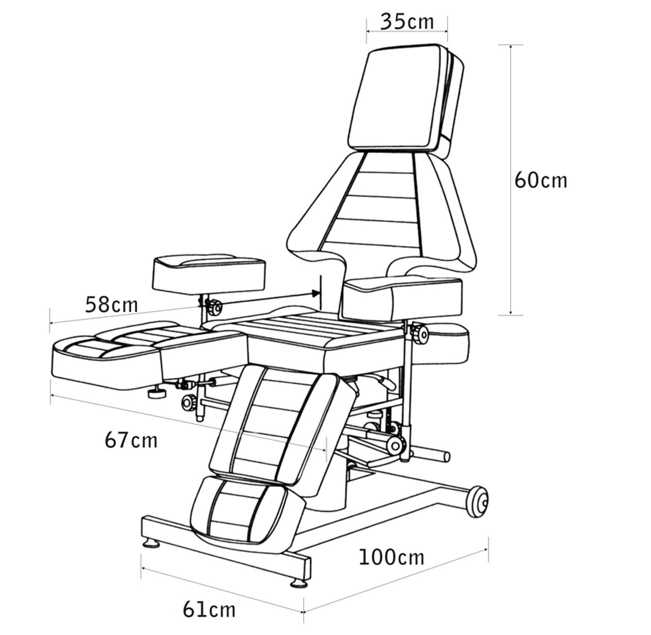 Buy OmySalon Height Adjustable Salon Tattoo Chair Esthetician BedMultiPurpose  Facial Bed Chair for Barber Spa Beauty Salon with Hydraulic Stool Equipment  Black Online at Lowest Price in Ubuy India B09JYWDV7K