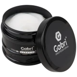 Gabri Professional Keratin Hair Gel 500ml, open black jar showing white gel with lid displayed beside it