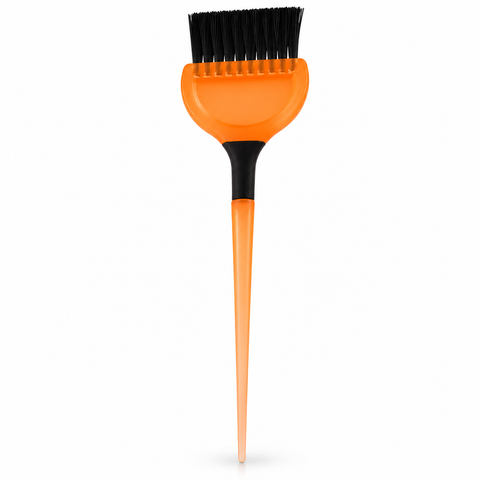 Plastic Fluro Grip Orange Tint Brush