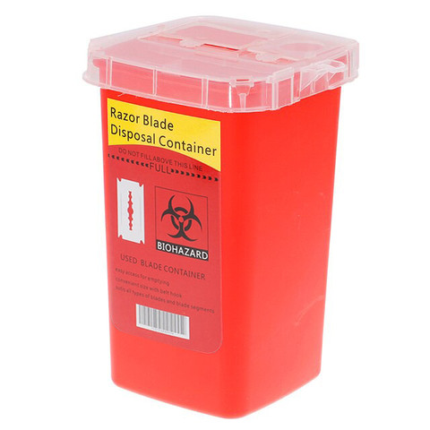 Disposal Blade Container-Red