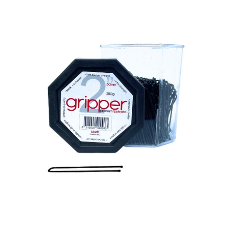 Gripper 50mm BLACK Ripple Pins