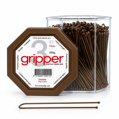 Gripper 73mm BRONZE Ripple Pins