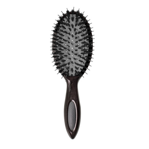 SHINE Luxe Blend 75mm Boar/Nylon Bristle Large Oval Vent Cushion Brush